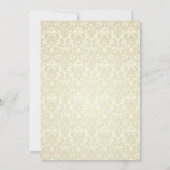 Invitation Mariage Élégant avec Ruban en Satin Diamante | ivo (Dos)