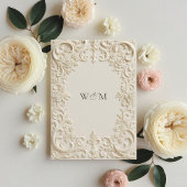 Invitation Mariage Élégant Baroque