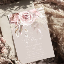 Mariage Élégant Blush Designer Tendance Moderne