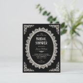 Invitation Mariage élégant Dark Romance (Debout devant)