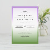 Invitation Mariage élégant de fierté queer (Debout devant)