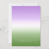 Invitation Mariage élégant de fierté queer (Dos)