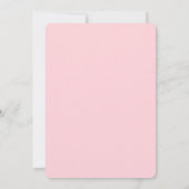 Invitation Mariage élégant de la respiration de l'été Floral  (Dos)