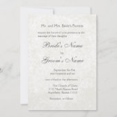 Invitation Mariage élégant d'iris (Devant)