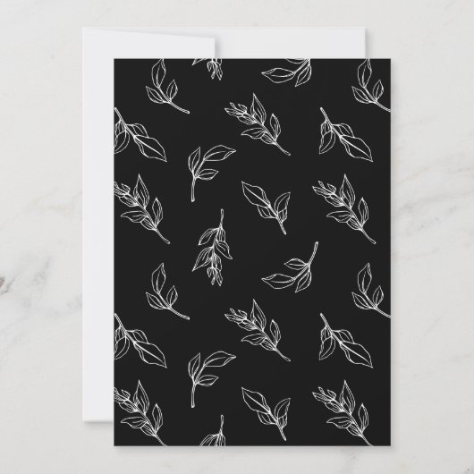 Invitation Mariage élégant Enregistrer La Date 2 Photo Collag (Dos)