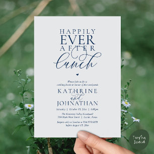 Invitation Mariage Élégant et Déjeuner de Rêve