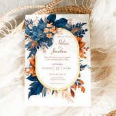 Invitation Mariage élégant et rustique moderne