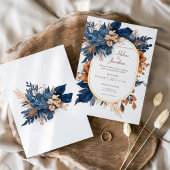 Invitation Mariage élégant et rustique moderne