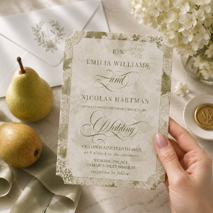 Invitation Mariage élégant et sage