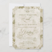 Invitation Mariage élégant et sage (Devant)