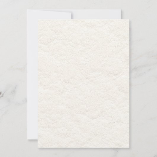 Invitation Mariage Élégant Glam Faux Cuivre sur Fond Blanc Cr (Dos)