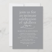 Invitation Mariage Élégant Moderne, Amour Éternel, Réception (Devant)