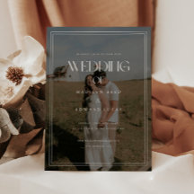 Mariage Élégant Moderne avec Typographie Gras et P