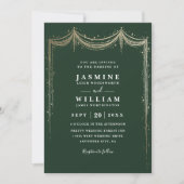 Invitation Mariage élégant moderne luxe conte de fées QR Code (Devant)