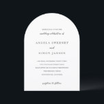 Invitation Mariage Élégant Moderne Neutre<br><div class="desc">Cette conception fait partie d'une suite d'invitations de mariage intemporelle présentant une typographie délicate et une mise en page minimaliste et épurée. Son esthétique neutre et moderne lui confère une atmosphère raffinée et sophistiquée, lui permettant de s'associer magnifiquement avec des palettes de couleurs de mariage à la fois douces et...</div>