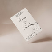 Invitation Mariage élégant moderne simple et chic