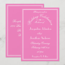 Mariage élégant Noms personnalisés Chic rose