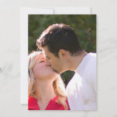 Invitation Mariage élégant photo moderne (Dos)