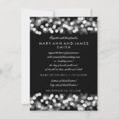 Invitation Mariage élégant Renouveau Vow Renouveau Silver Hol (Devant)