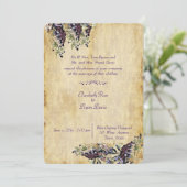 Invitation Mariage Élégant, Rustique Campagnard, de Vignoble (Debout devant)