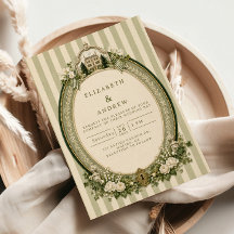 Mariage Élégant Rustique Vert Sauge