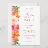 Invitation Mariage Élégant Tropical Classique pour Couples (Devant)