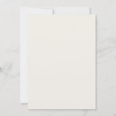 Invitation Mariage élégant typographie moderne beige (Dos)