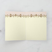 Invitation Mariage élégant vintage (Intérieur)