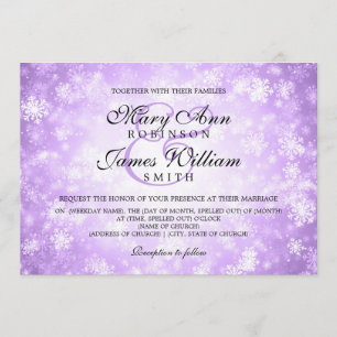 Invitation Mariage élégant Wonderland Wonderland Étincelle vi