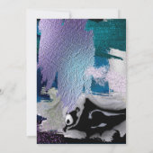 Invitation Mariage | Élégantes pinces argentées (Dos)