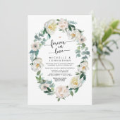 Invitation Mariage Élopé Romantique de Printemps Parfait (Debout devant)