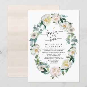 Invitation Mariage Élopé Romantique de Printemps Parfait