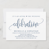 Invitation Mariage Elopement, Après La Fête mariage I (Devant)