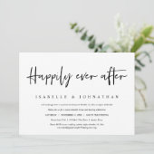 Invitation Mariage Elopement Fête de Mariage Décontracté  (Debout devant)