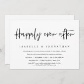 Invitation Mariage Elopement Fête de Mariage Décontracté  (Devant / Derrière)