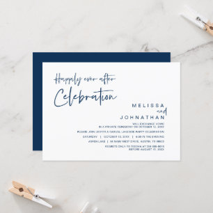 Invitation Mariage Elopement, Heureusement Jamais Après Céléb