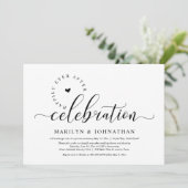 Invitation Mariage Elopement, Heureusement Jamais Après Céléb (Debout devant)