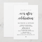 Invitation Mariage Elopement, Heureusement Jamais Après Céléb (Devant / Derrière)