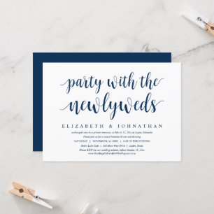 Invitation Mariage Elopement, Heureusement Jamais Après Céléb