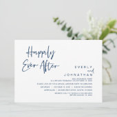 Invitation Mariage Elopement, Heureusement Jamais Après Céléb (Debout devant)