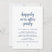 Invitation Mariage Elopement, Heureusement Jamais Après Fête  (Devant)
