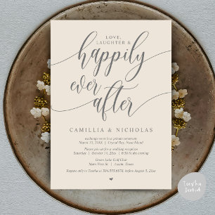 Invitation Mariage Elopement, Heureusement Jamais Après Fête 