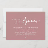 Invitation Mariage Elopement, Heureusement Jamais Après Le Dî (Devant)