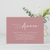 Invitation Mariage Elopement, Heureusement Jamais Après Le Dî (Debout devant)