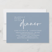 Invitation Mariage Elopement, Heureusement Jamais Après Le Dî (Devant)