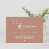Invitation Mariage Elopement, Heureusement Jamais Après Le Dî (Debout devant)