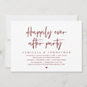 Invitation Mariage Elopement, Heureusement toujours après Par (Devant)