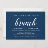 Invitation Mariage Elopement, Heureux Jamais Après Brunch (Devant)