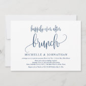 Invitation Mariage Elopement, Heureux Jamais Après Brunch Inv (Devant)