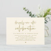 Invitation Mariage Elopement, Joyeux Jour après la célébratio (Debout devant)